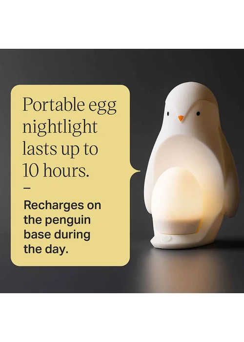 Tommee Tippee White Penguin Night Light - One Size Image 4