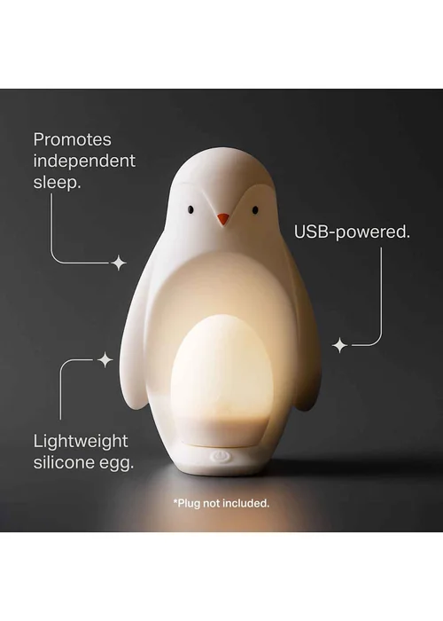 Tommee Tippee White Penguin Night Light - One Size Image 2