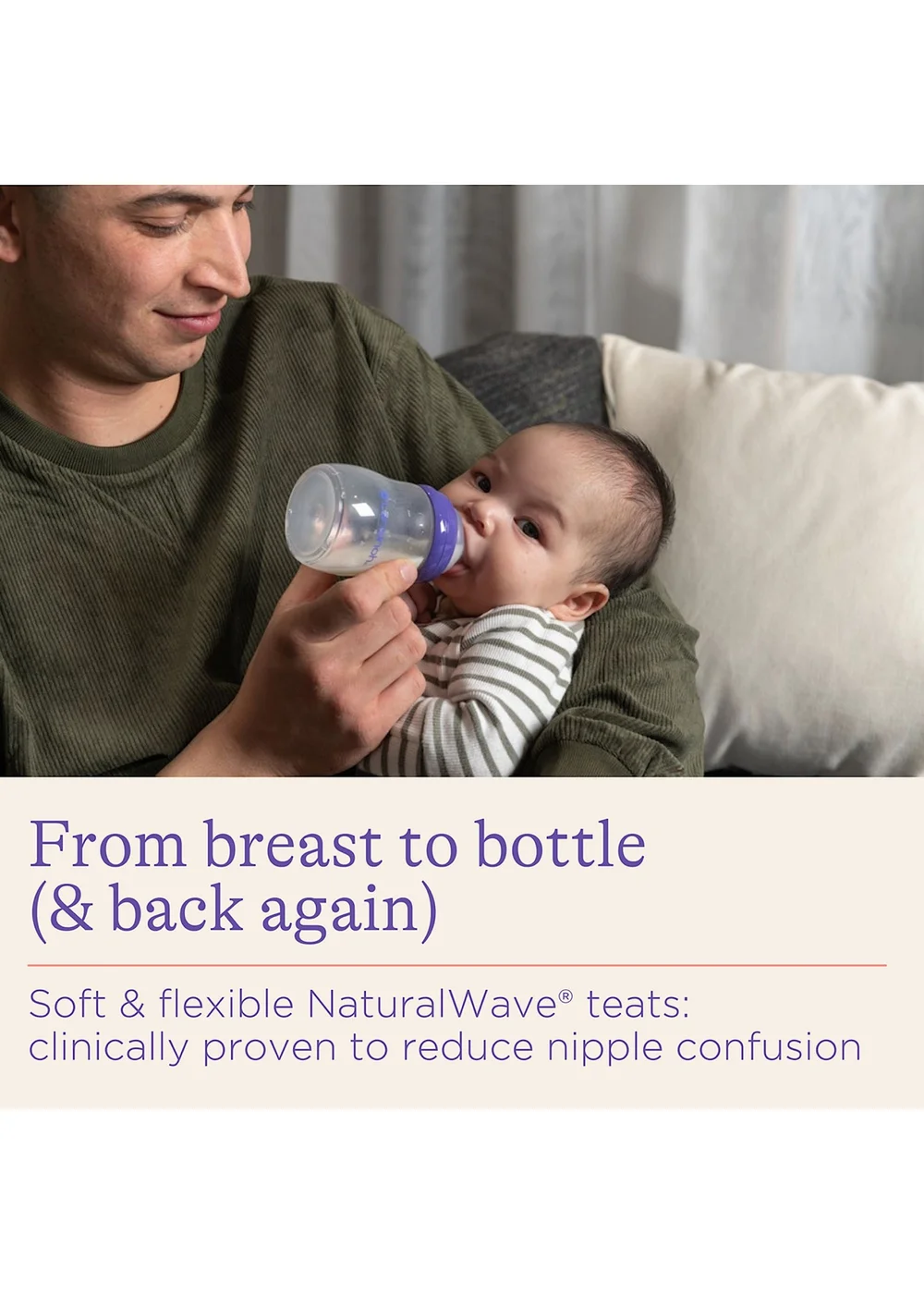 Lansinoh Feeding Bottle Starter Set - One Size Image 2