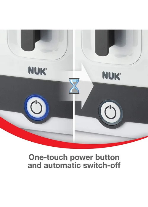NUK White Vario Express Steam Steriliser - One Size Image 3