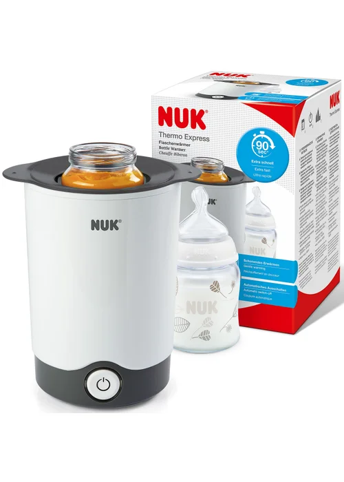 NUK White Thermo Express Bottle Warmer - One Size Image 1
