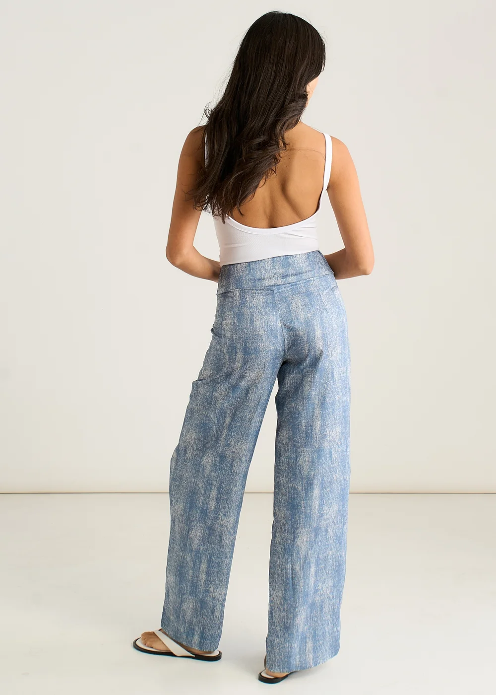 Gini London Blue Buckle Detail Trouser - 14 Image 2