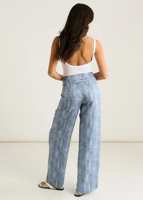Gini London Blue Buckle Detail Trouser - 14 Image 2