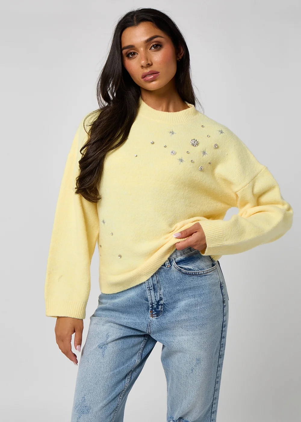 Urban Bliss Embellished Embroidery Jumper - L Image 2