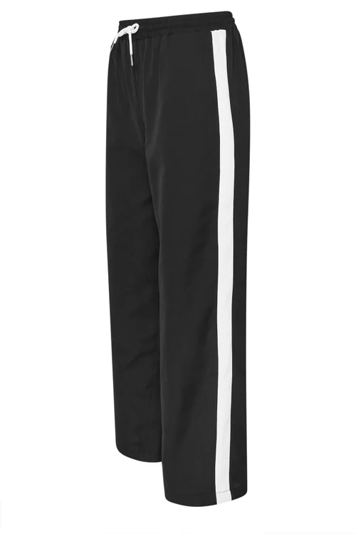PixieGirl Petite Black Striped Wide Leg Trousers - 8 Image 5