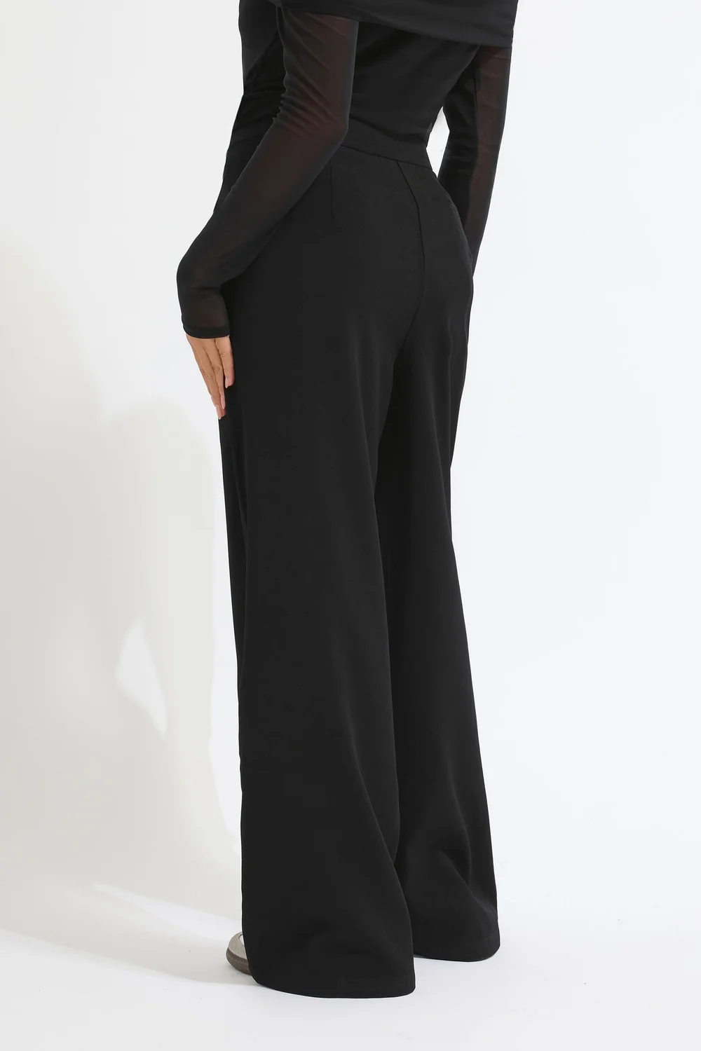PixieGirl Petite Black Pocket Formal Trousers - 16 Image 3