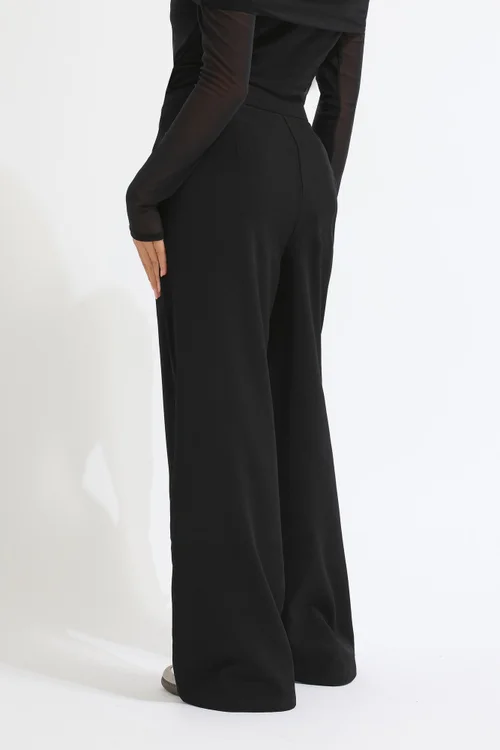 PixieGirl Petite Black Pocket Formal Trousers - 16 Image 3