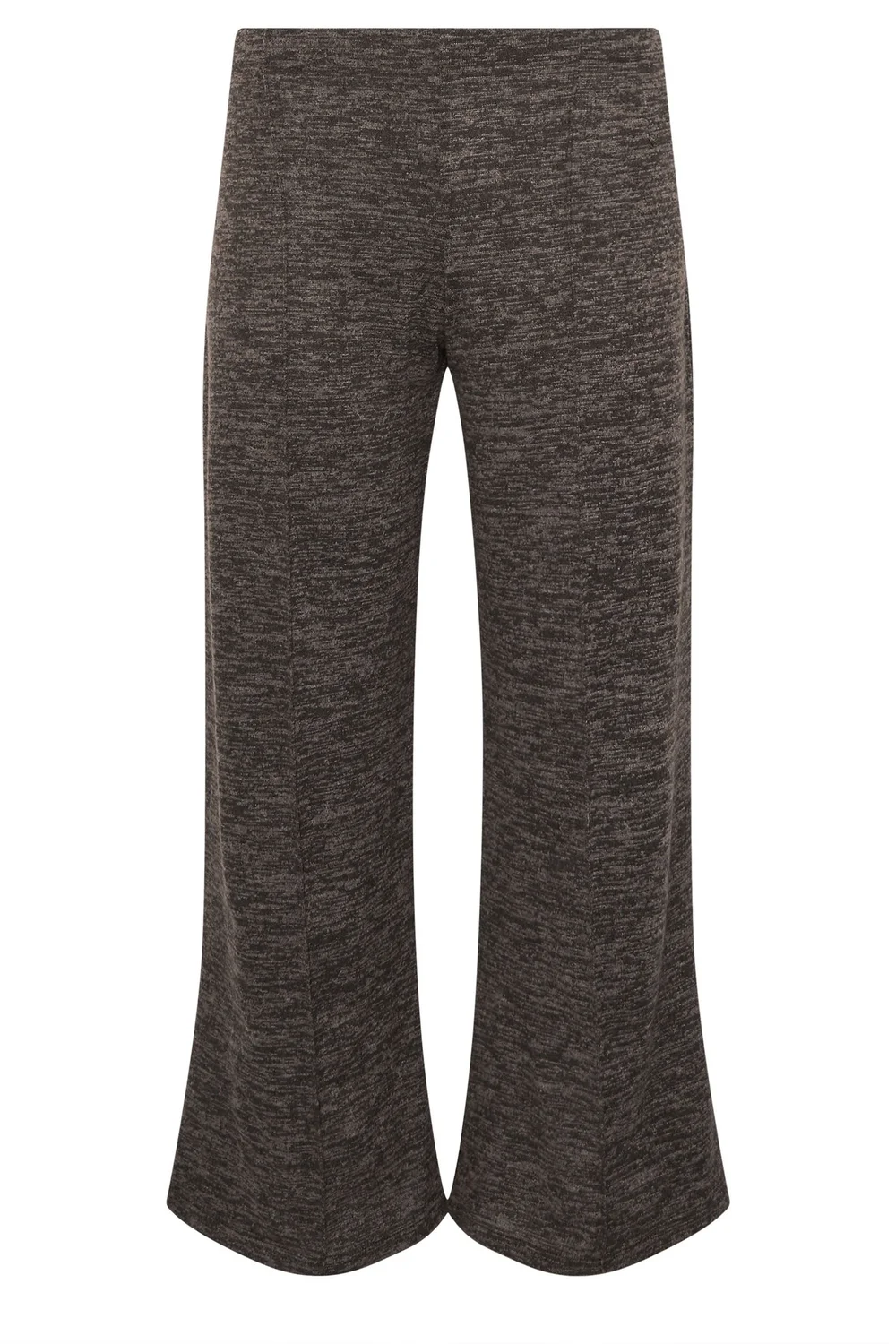 PixieGirl Petite Chocolate Brown Marl Wide Leg Trousers - 8 Image 5