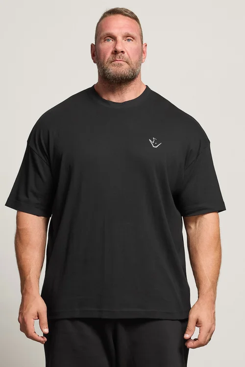BadRhino Black 'Rest Day' T-Shirt - 5-6XL Image 1
