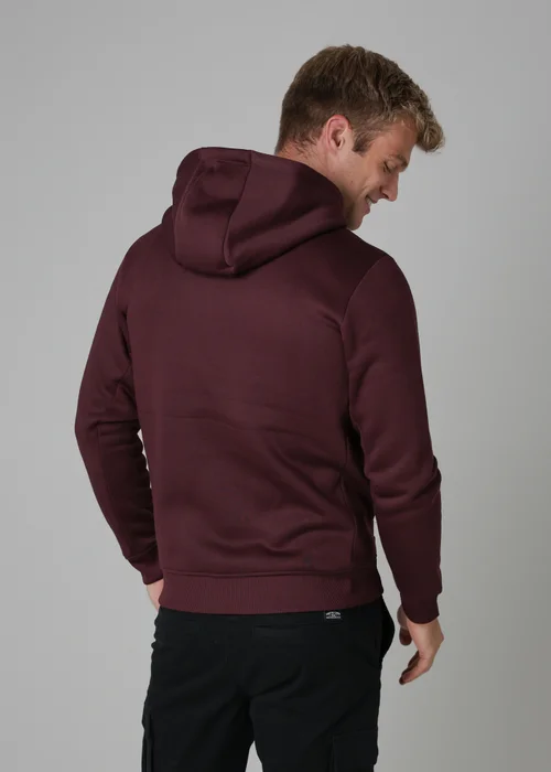 Tokyo Laundry Burgundy Zip-Through Hoody - XL Image 2