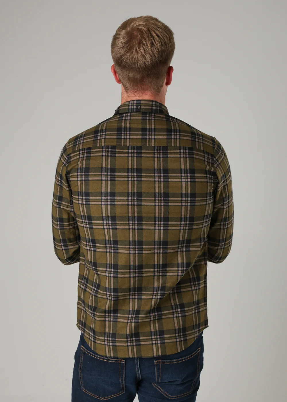 Tokyo Laundry Olive Cotton Printed Long Sleeve Shirt - S Image 2