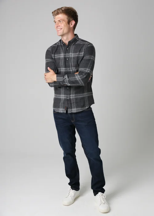 Tokyo Laundry Charcoal Cotton Printed Long Sleeve Shirt - S Image 4