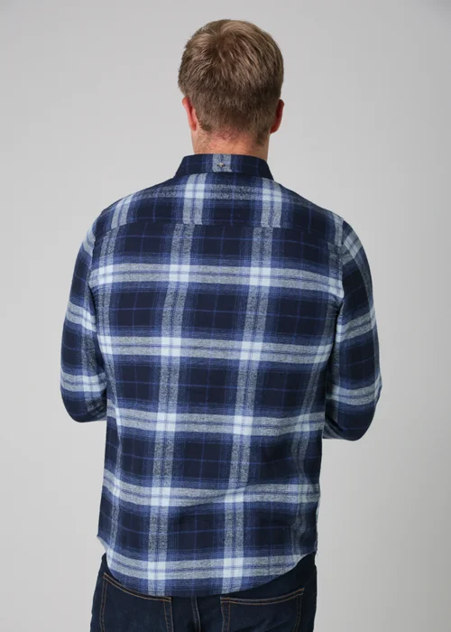 Tokyo Laundry Navy Cotton Printed Long Sleeve Shirt - 2XL Image 2