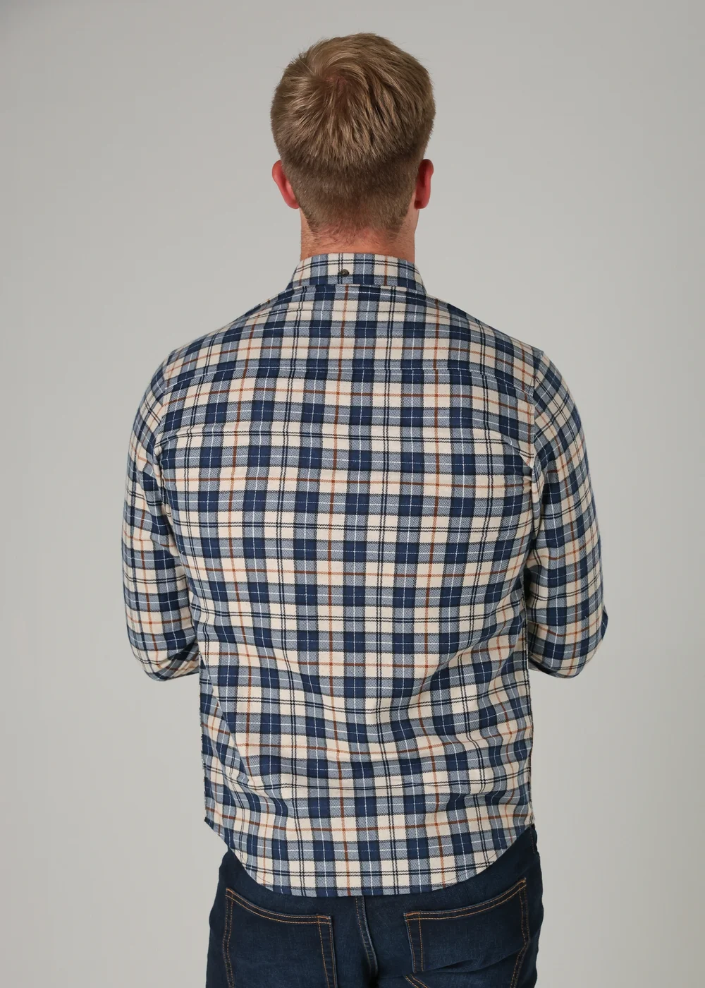 Tokyo Laundry Dark Blue Cotton Printed Long Sleeve Shirt - S Image 2