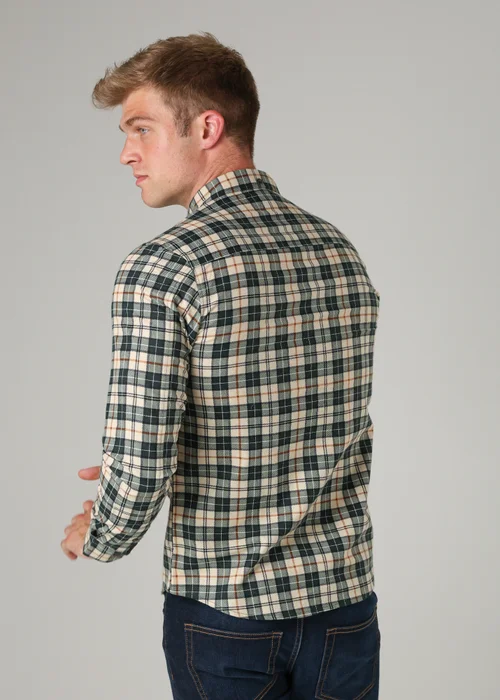 Tokyo Laundry Dark Green Cotton Printed Long Sleeve Shirt - XL Image 2