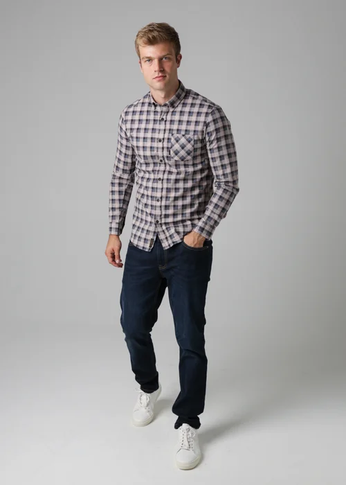 Tokyo Laundry Grey Cotton Printed Long Sleeve Shirt - XL Image 4
