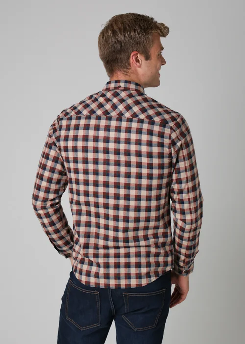 Tokyo Laundry Burgundy Cotton Printed Long Sleeve Shirt - S Image 2