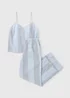 Blue Stripe Cami Pyjama Set - 8 Image 3