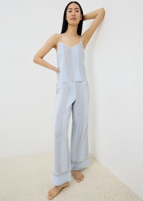 Blue Stripe Cami Pyjama Set - 8 Image 1