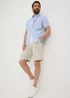 Lincoln Stone Textured Belted Shorts - 32 Image 1