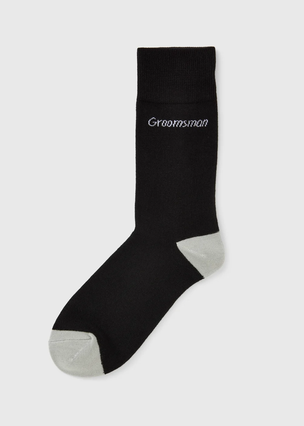 Black Groomsmen Wedding Ankle Socks - Sizes 6 - 8.5 Image 1