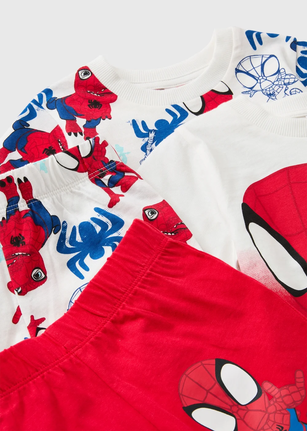Spidey & Friends 2 Pack Boys Red Pyjama Sets (1-7yrs) - 1 to 1 half years Image 2