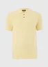 Yellow Texture Smart Polo Shirt - S Image 4