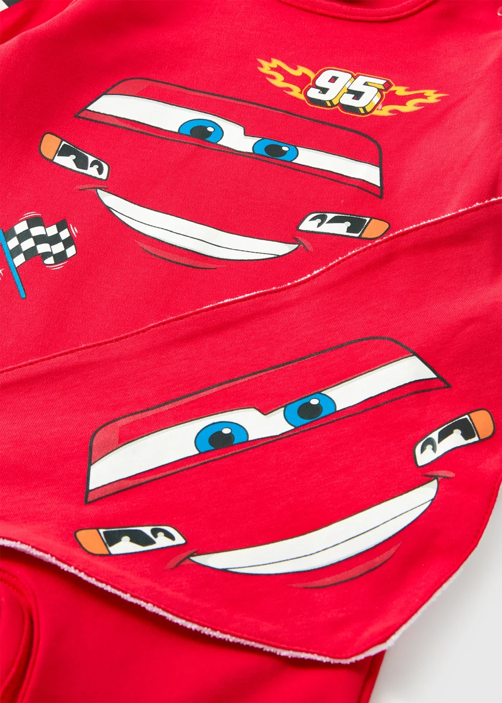 Cars Baby Red Lightning McQueen Sleepsuit & Hat Set (0-23mths) - Up to 1 Month Image 2