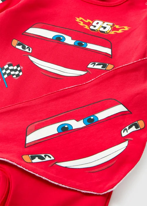 Cars Baby Red Lightning McQueen Sleepsuit & Hat Set (0-23mths) - Up to 1 Month Image 2