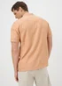 Peach Stripe Linen Blend Shirt - S Image 2