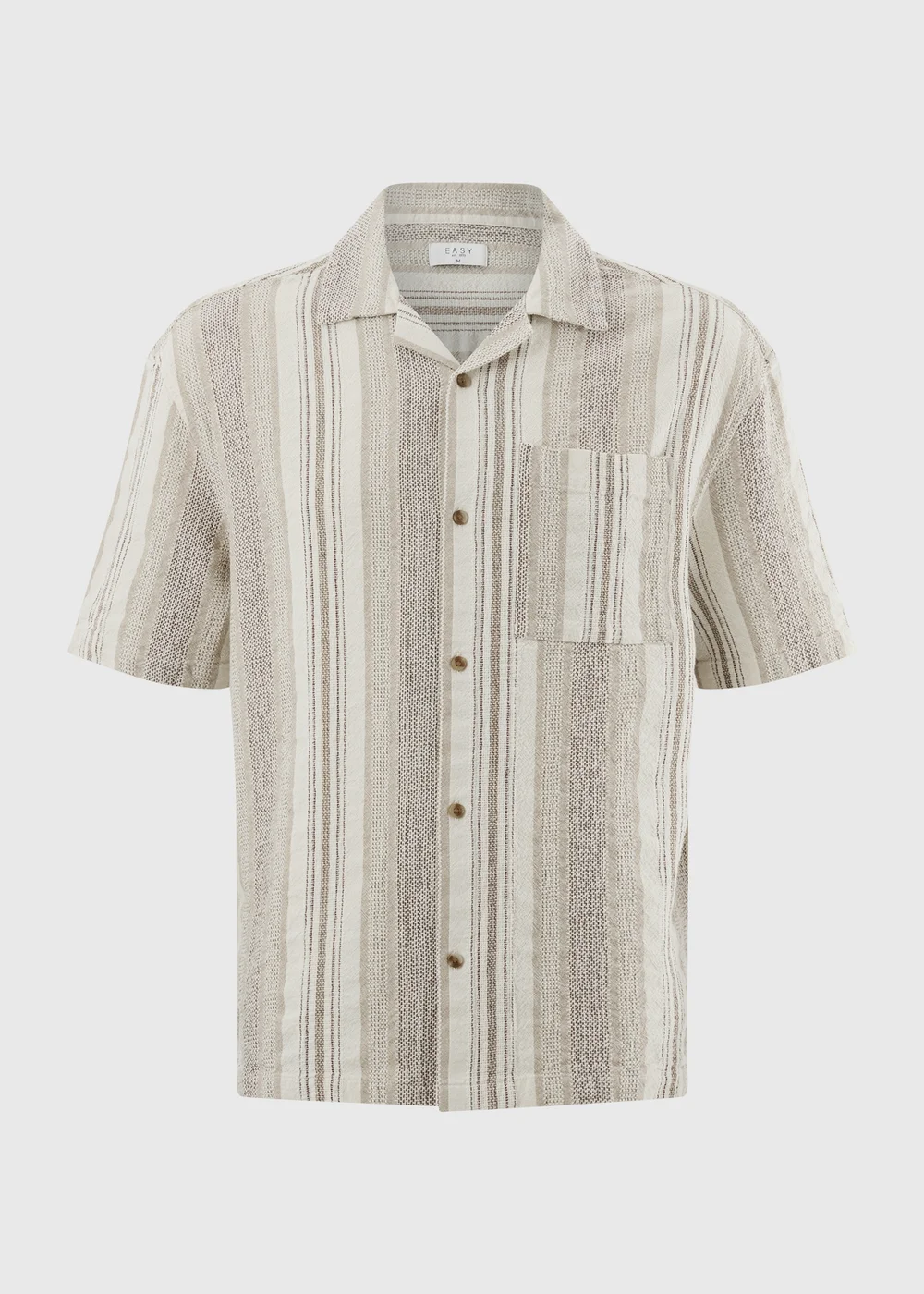 Stone Stripe Texture Dobby Shirt - S Image 3