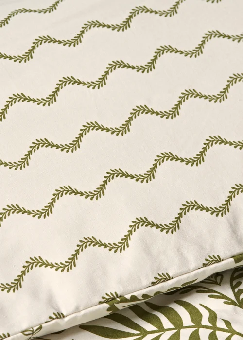 Green Palm Tile Duvet Set - Single Image 3