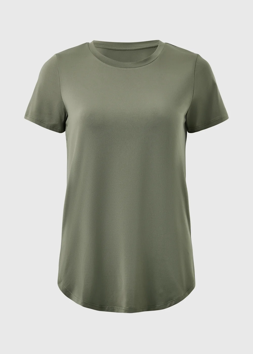 Souluxe Sage Green Longline Sports T-Shirt - L Image 3