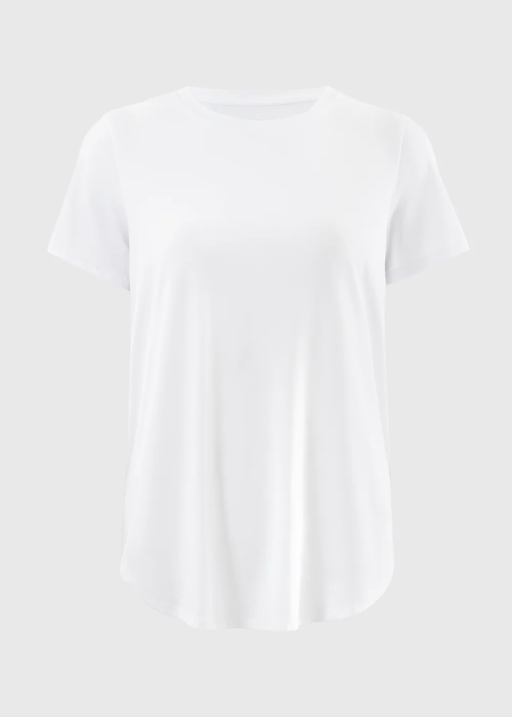 Souluxe White Longline Sports T-Shirt - S Image 3