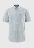Lincoln Green Check Short Sleeve Shirt - S Image 4
