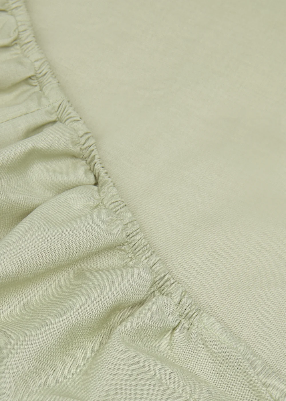 Green Polycotton Fitted Bed Sheet - Single Image 2