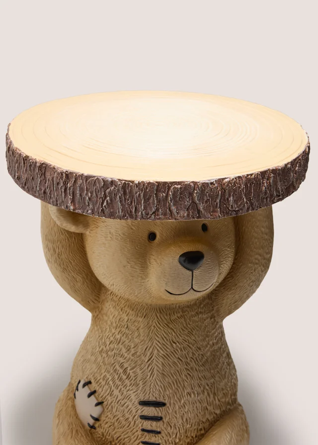 Beige Patch Teddy Bear Table