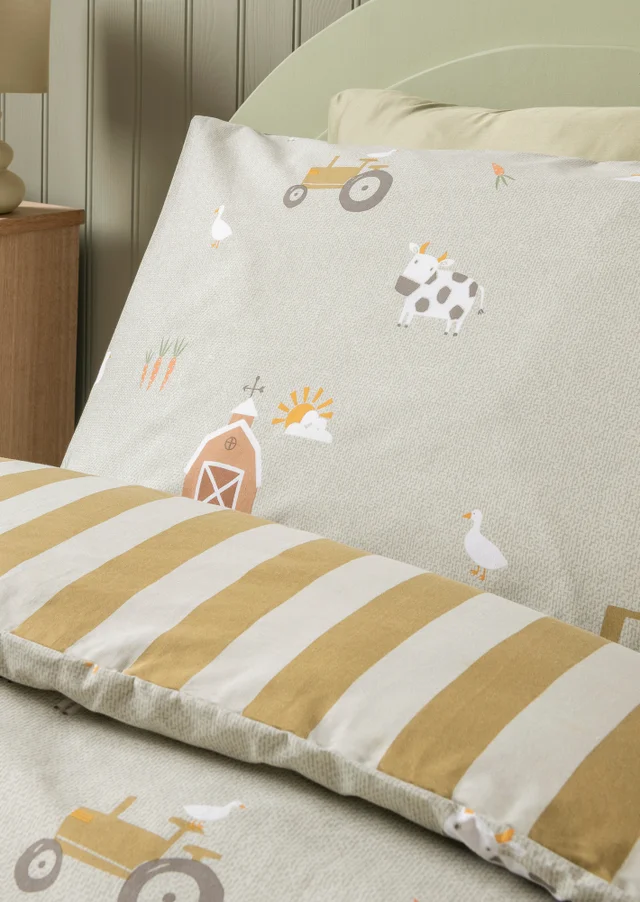 Sage Farm Animal Duvet Set