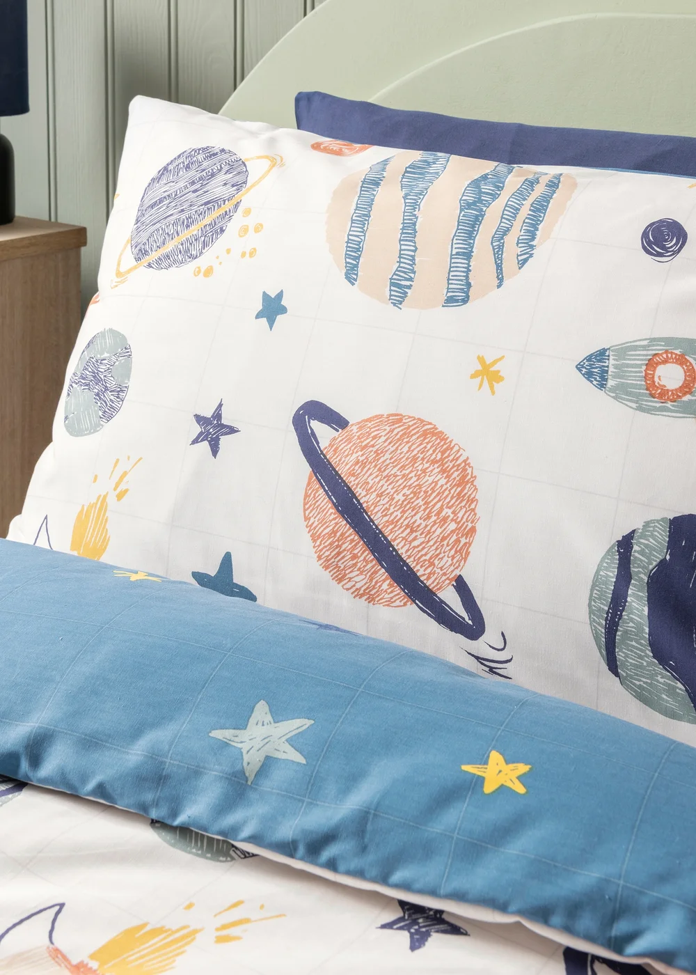 Blue Space Duvet Set - Single Image 2