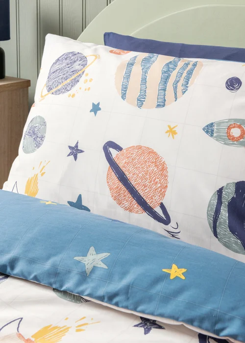 Blue Space Duvet Set - Single Image 2