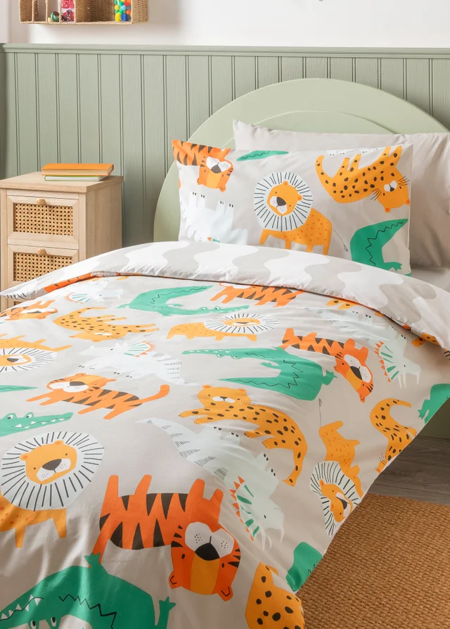 Multicolour Safari Duvet Set