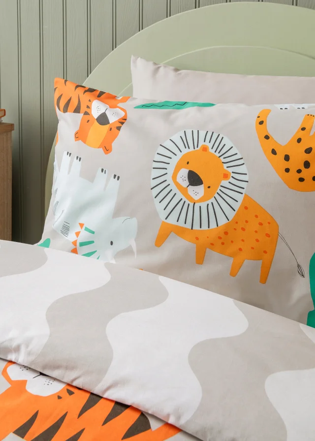 Multicolour Safari Duvet Set