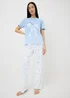 Blue Tying The Knot Bridal Pyjama Set - XS Image 1