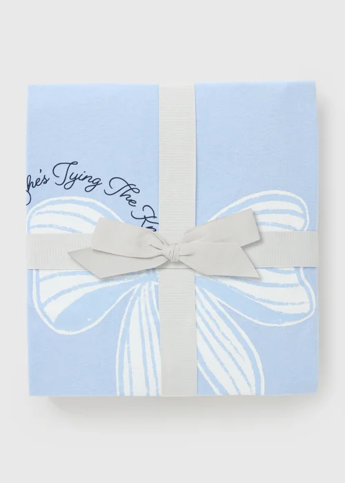 Blue Tying The Knot Bridal Pyjama Set - XS Image 3