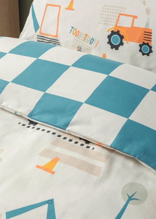 Multicolour Diggers Duvet Set - Single Image 3