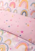 Pink Rainbow Duvet Set - Single Image 3