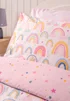 Pink Rainbow Duvet Set - Single Image 2