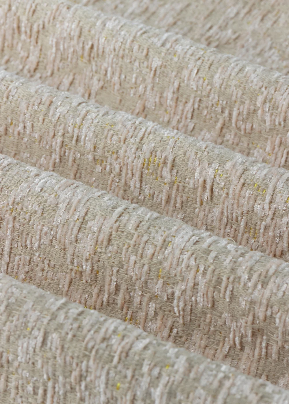 Paoletti Galaxy Chenille Room Darkening Eyelet Curtain Pair Blush - 46W X 54D (117x137cm Image 6