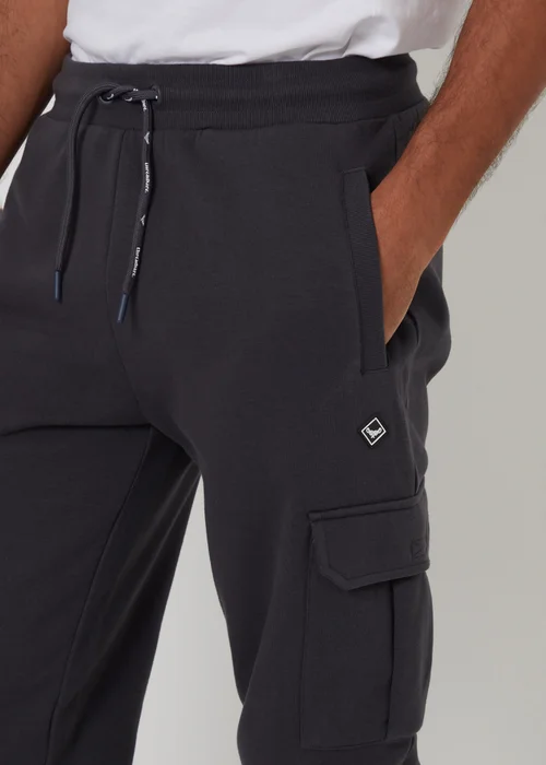 Threadbare Charcoal Cargo Style Joggers - S Image 4