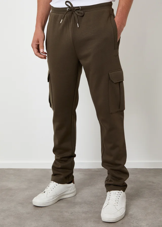 Threadbare Khaki Cargo Joggers